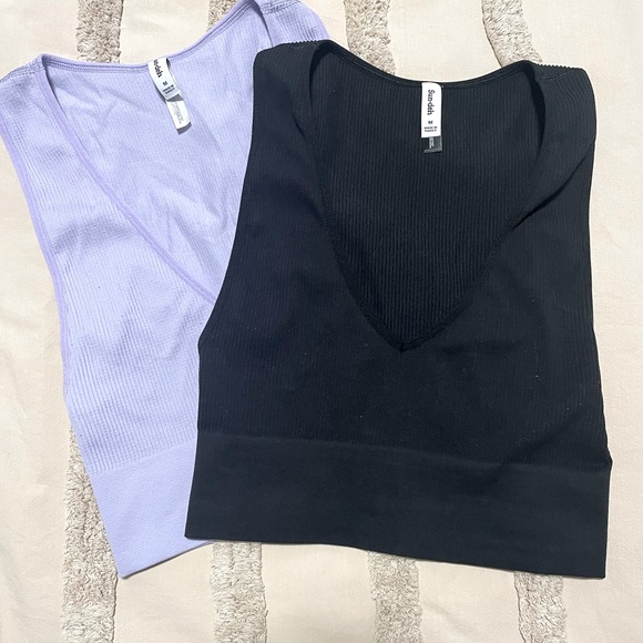 Aritizia rubbed crop tops (2) - Picture 1 of 2